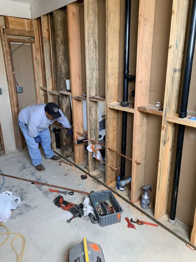 Commercial rough-in plumbing for Commercial Plumbing in Lakewood Villas